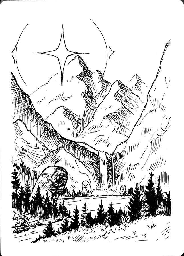 + Ink Sketch on the Artist Proof - Image 3