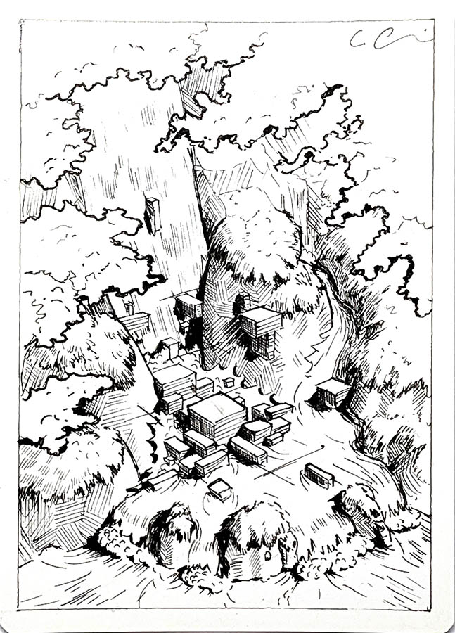 + Ink Sketch on the Artist Proof - Image 7
