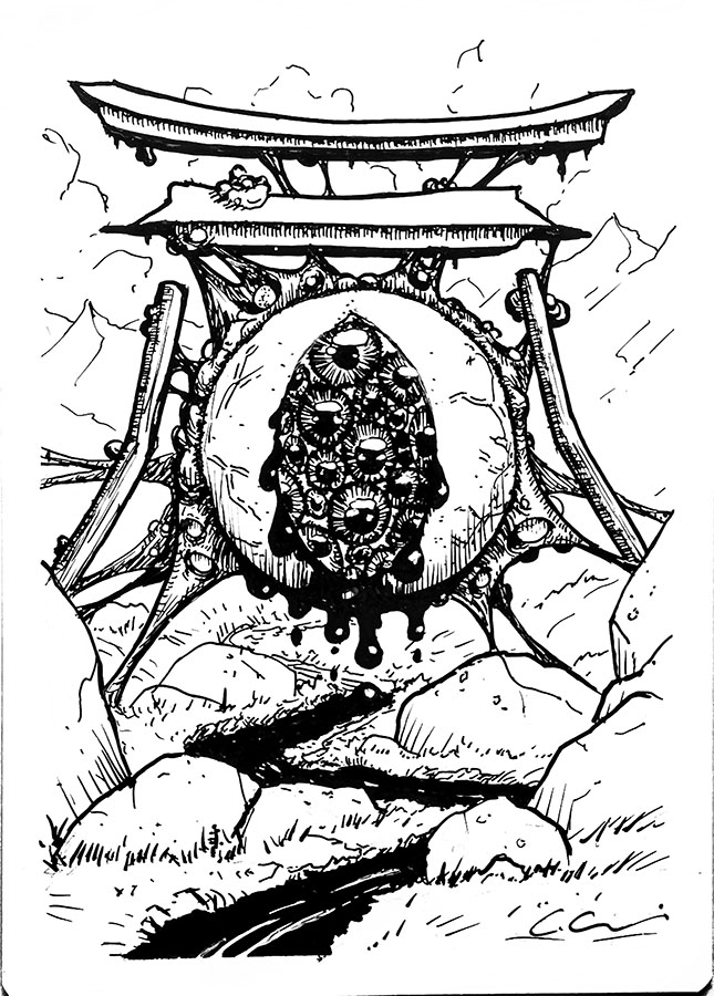 + Ink Sketch on the Artist Proof - Image 6